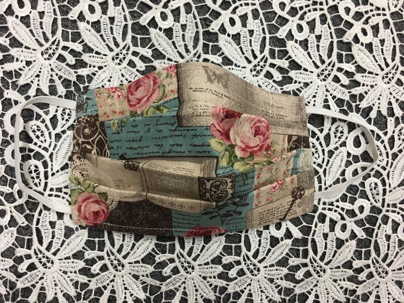 Vintage Floral Mask