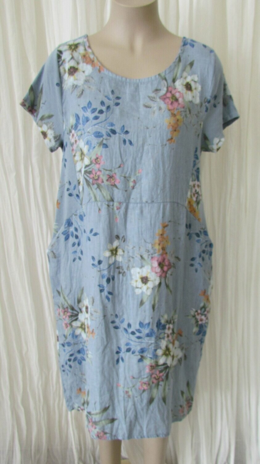 Denim Soft Linen Dress