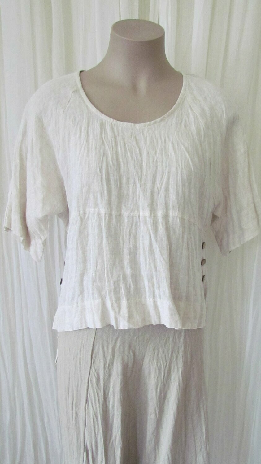 Natural Linen Top