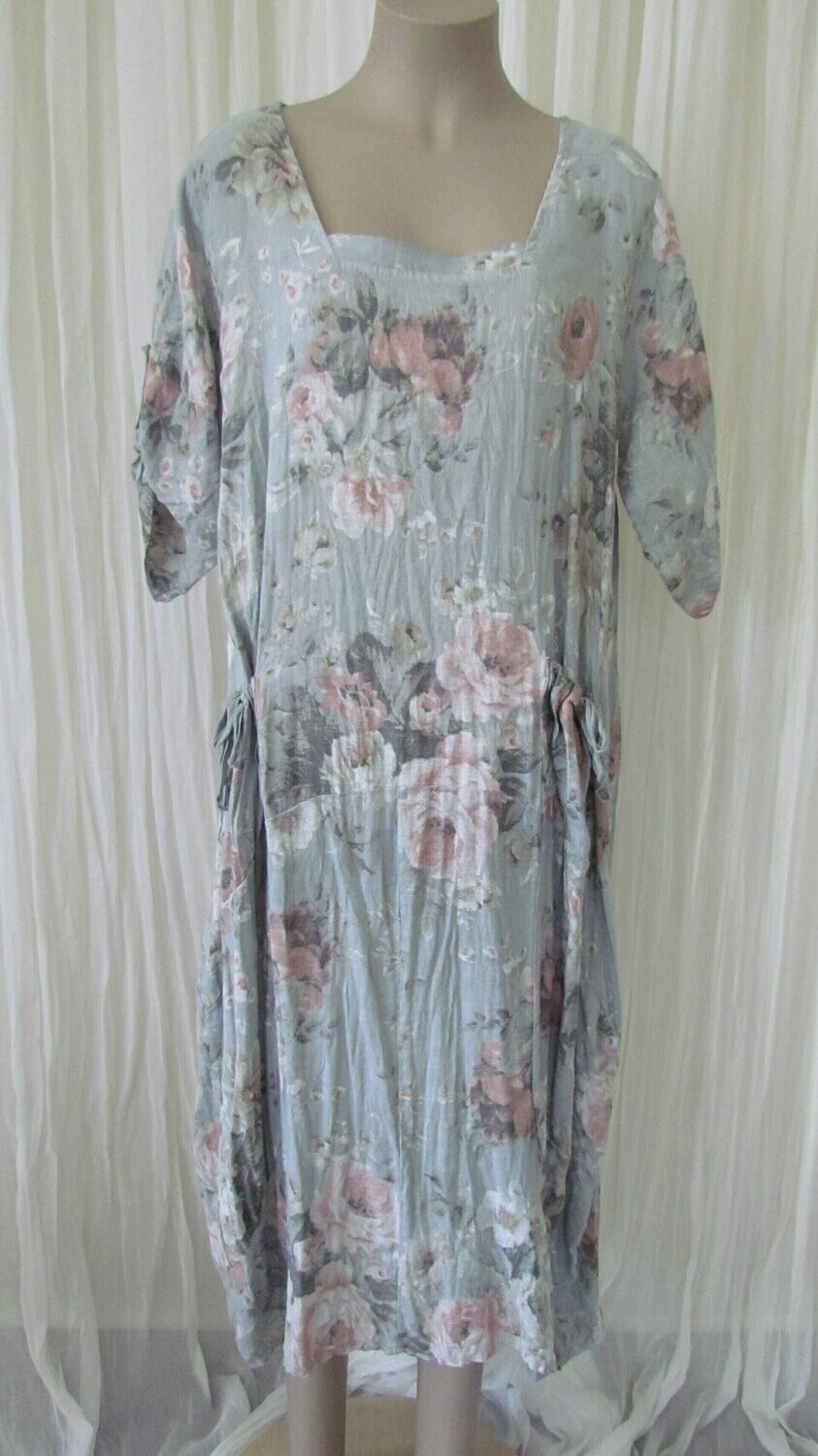 Light Grey Floral Dress