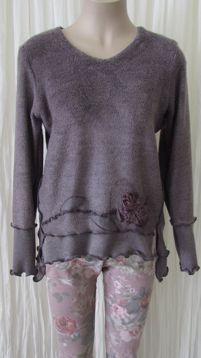 Plum Angora Top