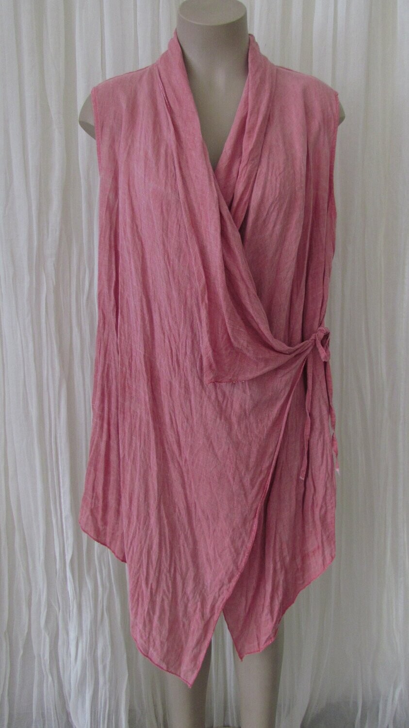 Sugar Poppy Wrap Tunic Top