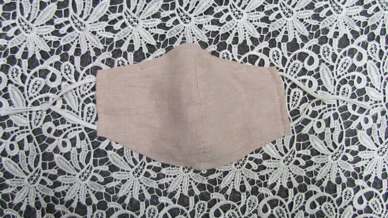Blush Linen Mask
