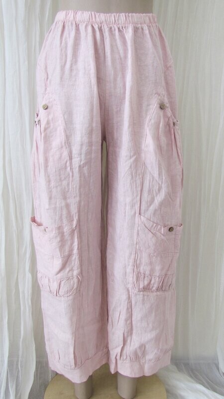 Blush Linen Pants