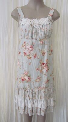 Sage Vintage Floral Dress