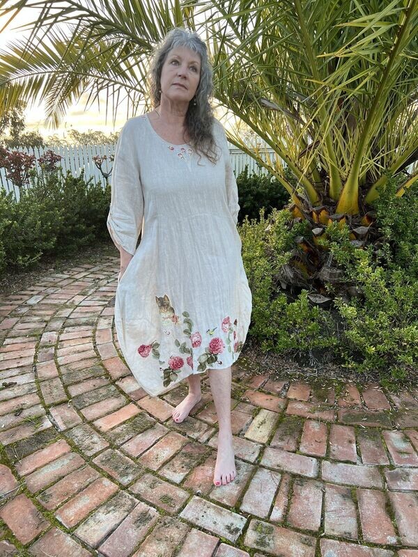 Natural Linen Dress