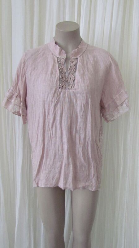 Pink Linen Top Pink Linen Top