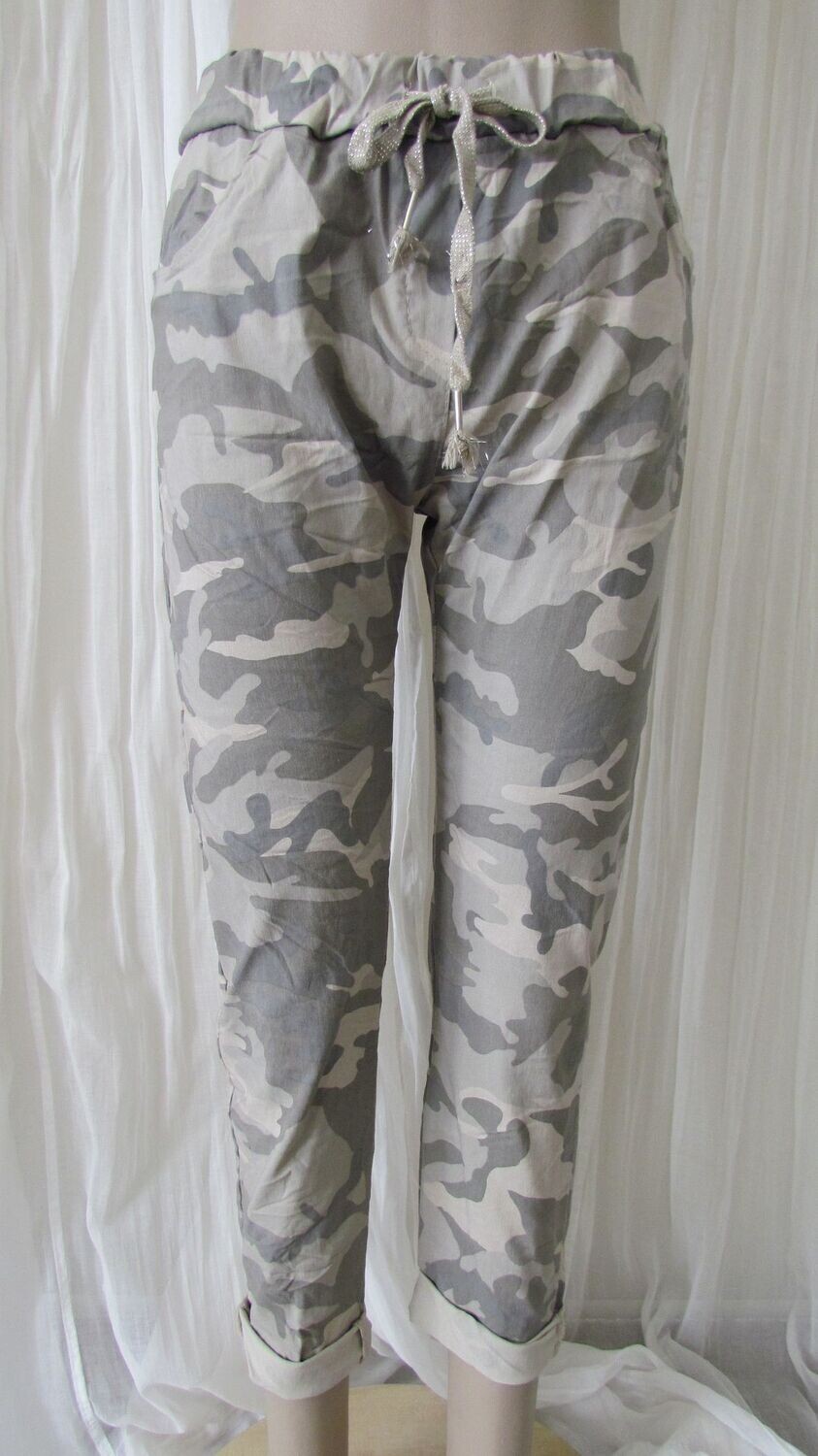 Beige Camo Pants