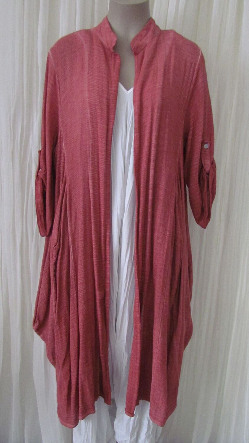 Sugar Poppy Open Front Jacket