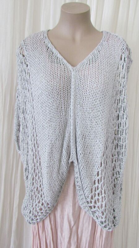 Silver Crochet Beach Cover Up Silver Crochet Beach Cover Up