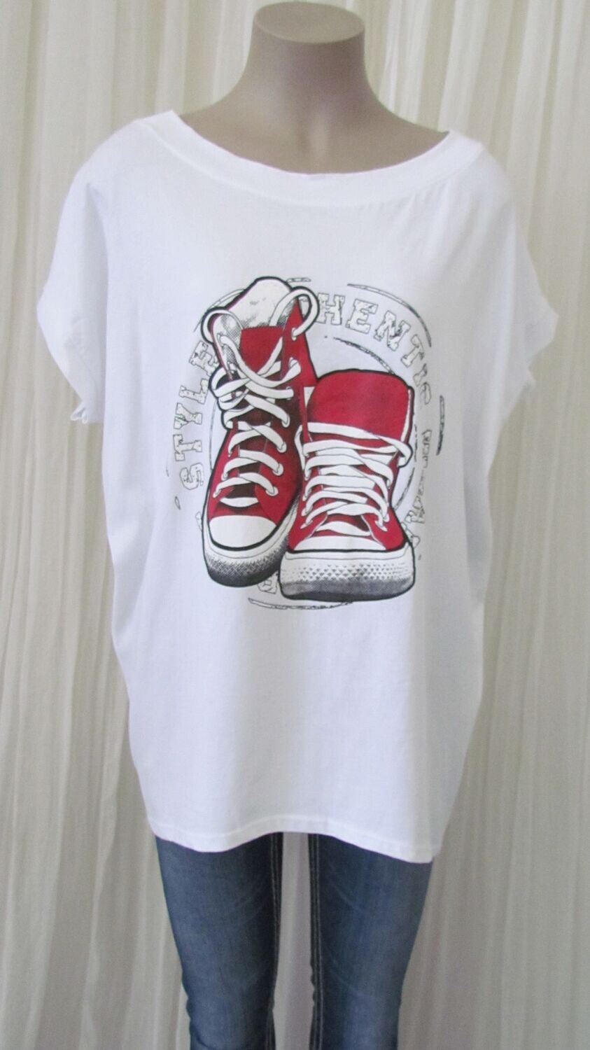White Italian Boot Top