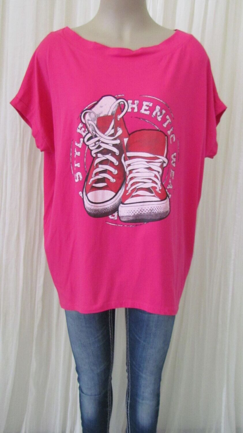 Fuchsia Italian Boot Top