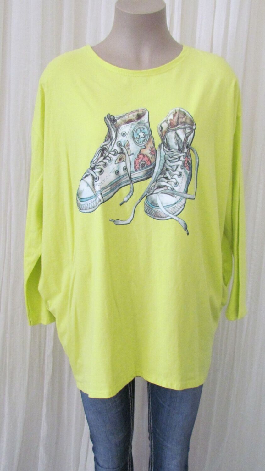 Yellow Italian LS Boot Top