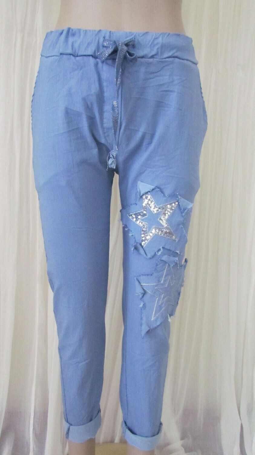 Denim Star Stretch Pants