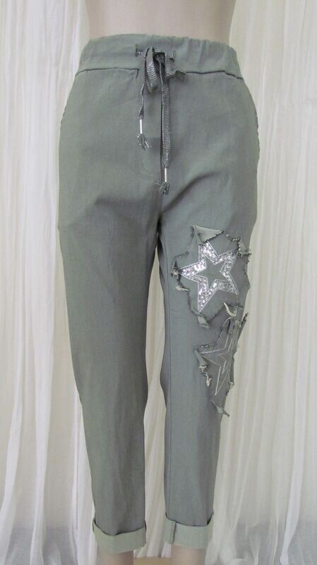 Khaki Star Stretch Linen Pants Khaki Star Stretch Linen Pants