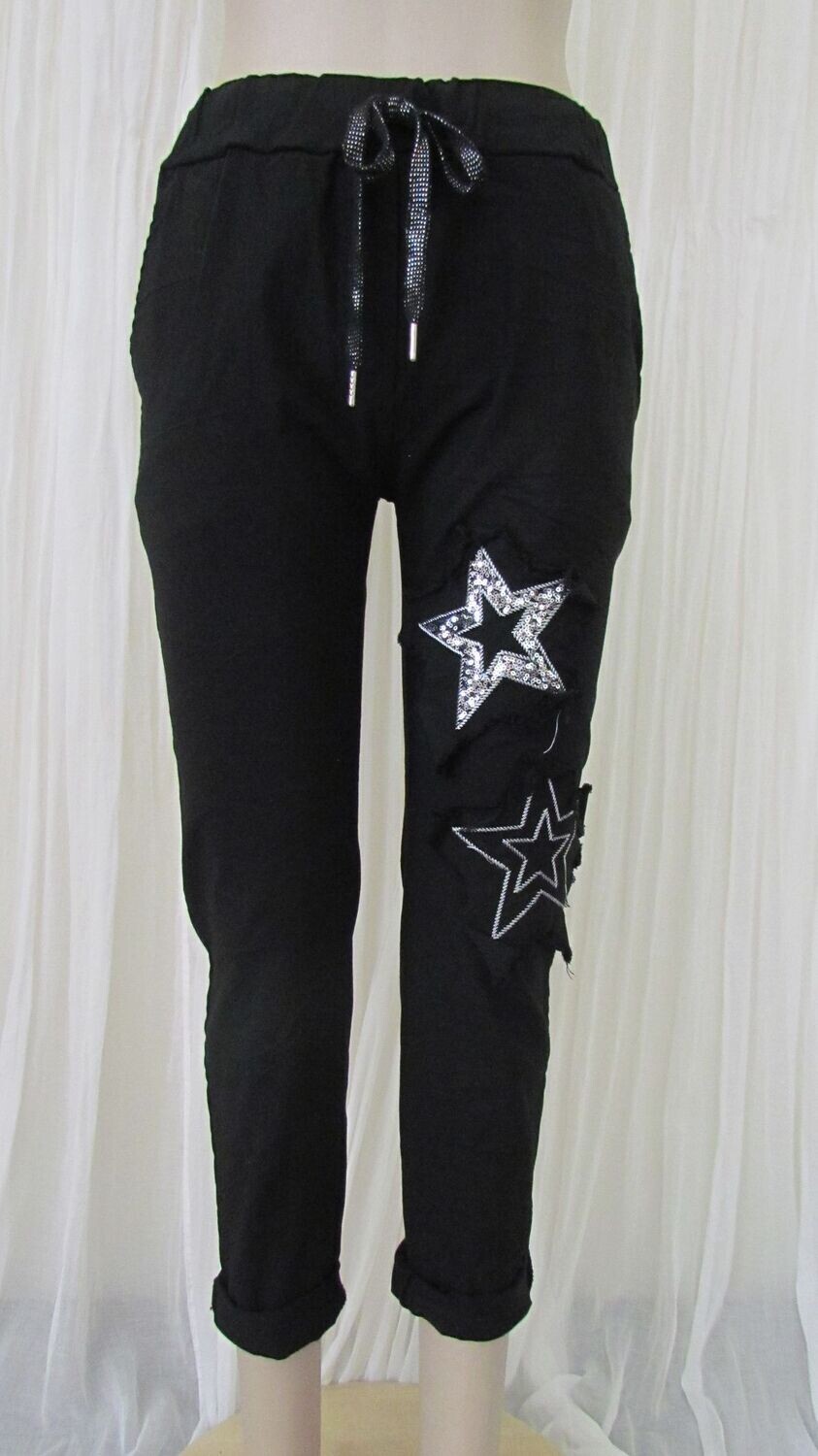 Black Star Stretch Pants