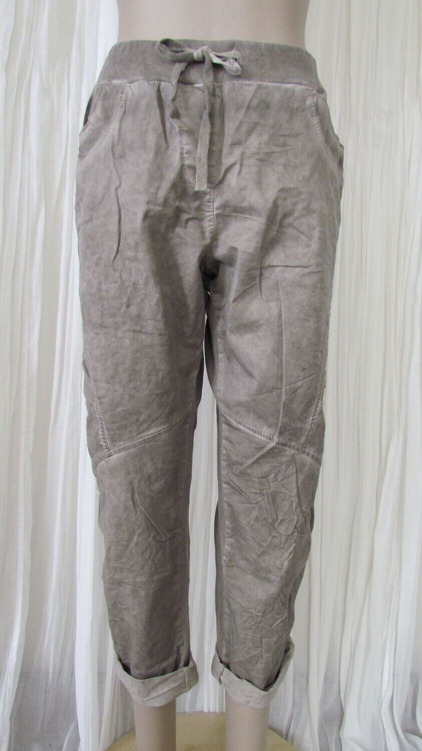 Mocha Cotton Joggers