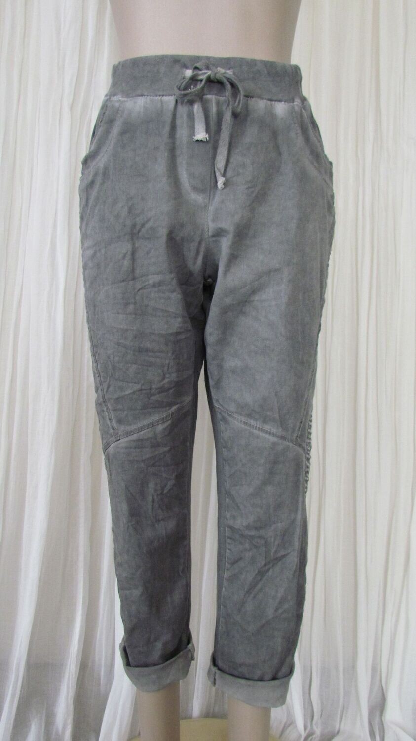 Charcoal Cotton Joggers