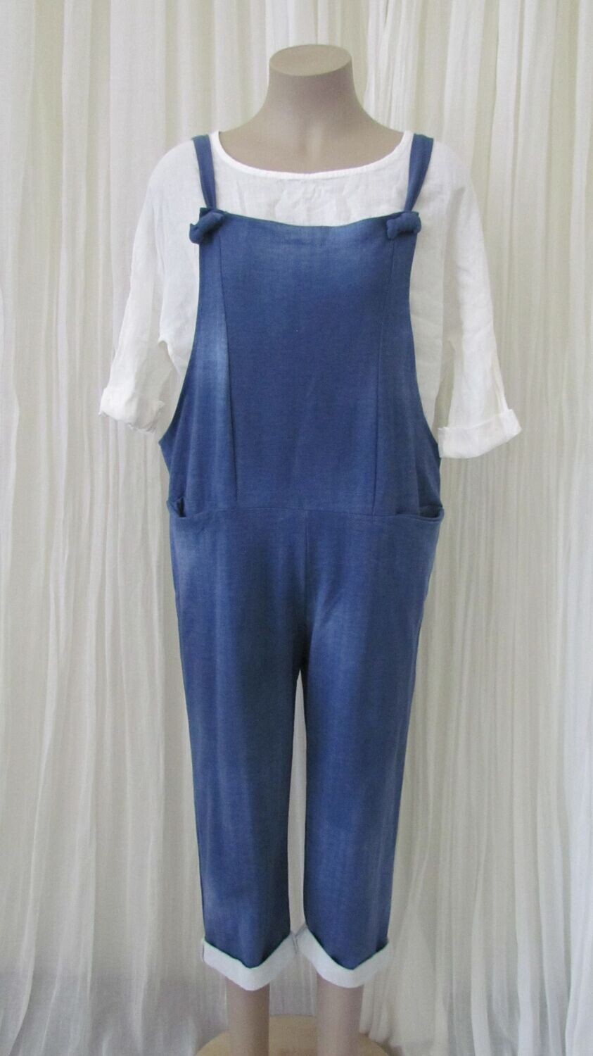 Dark Plain Stretch Jumpsuit