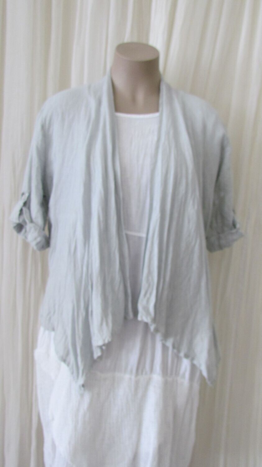 Silver Openfont Waterfall Jacket