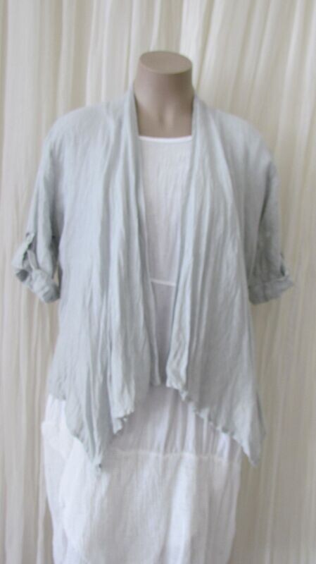Silver Openfont Waterfall Jacket Silver Openfont Waterfall Jacket