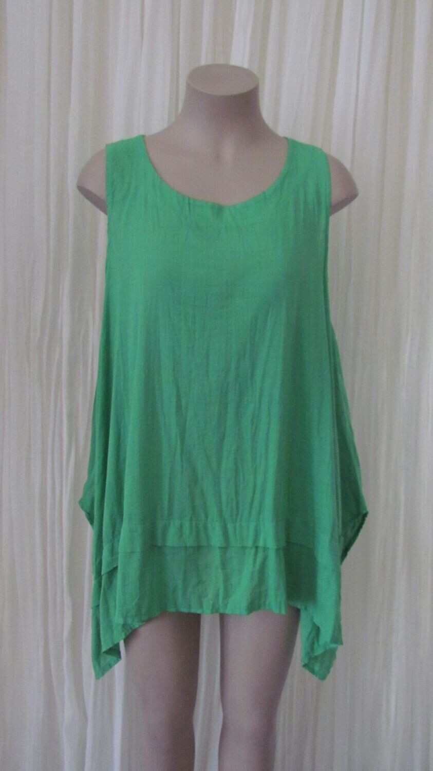 Green Linen Tunic