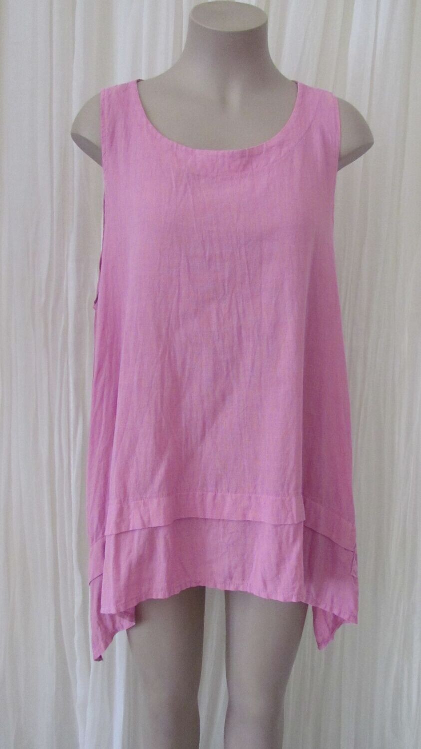 Raspberry Linen Tunic