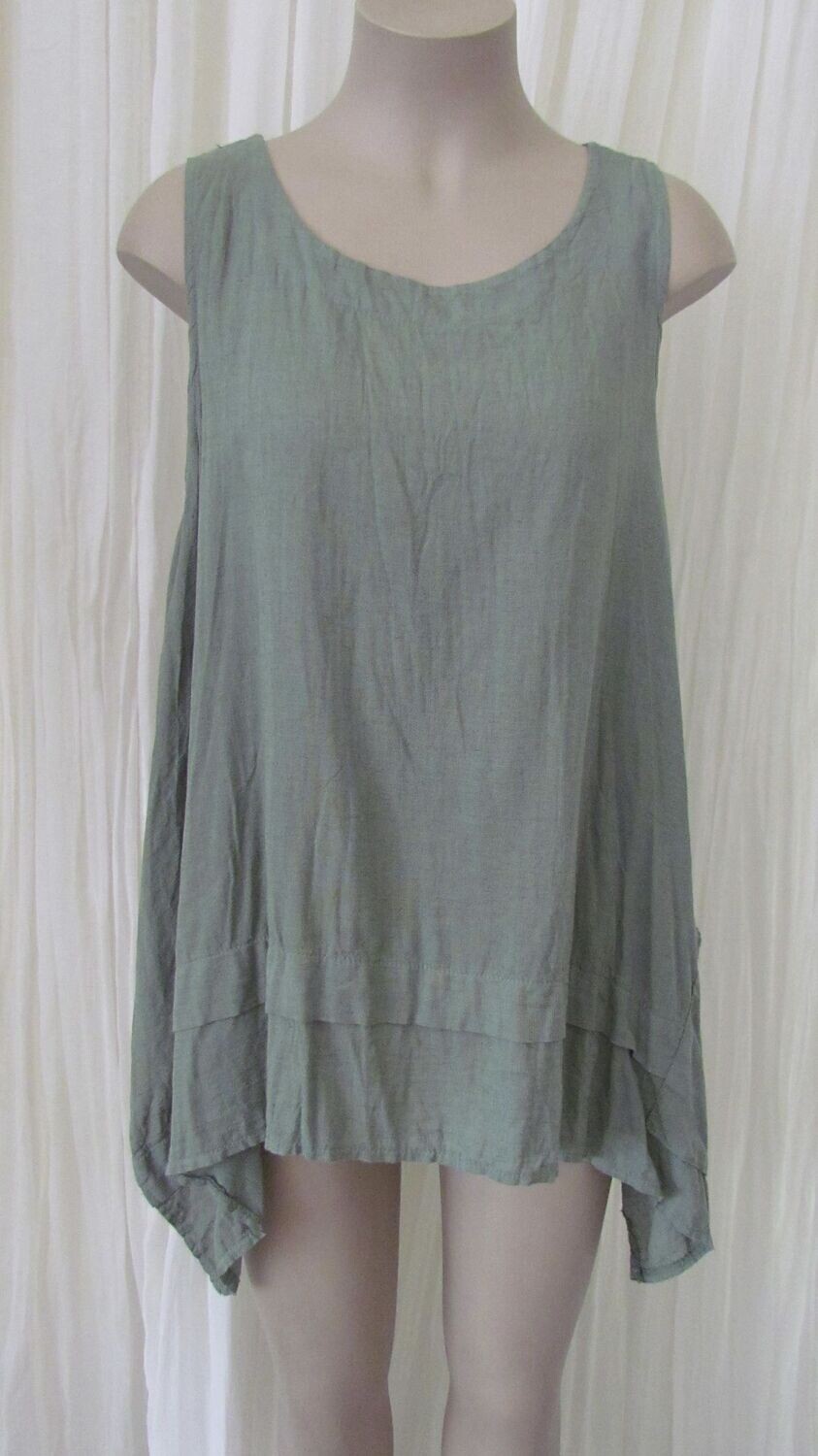 Khaki Linen Tunic