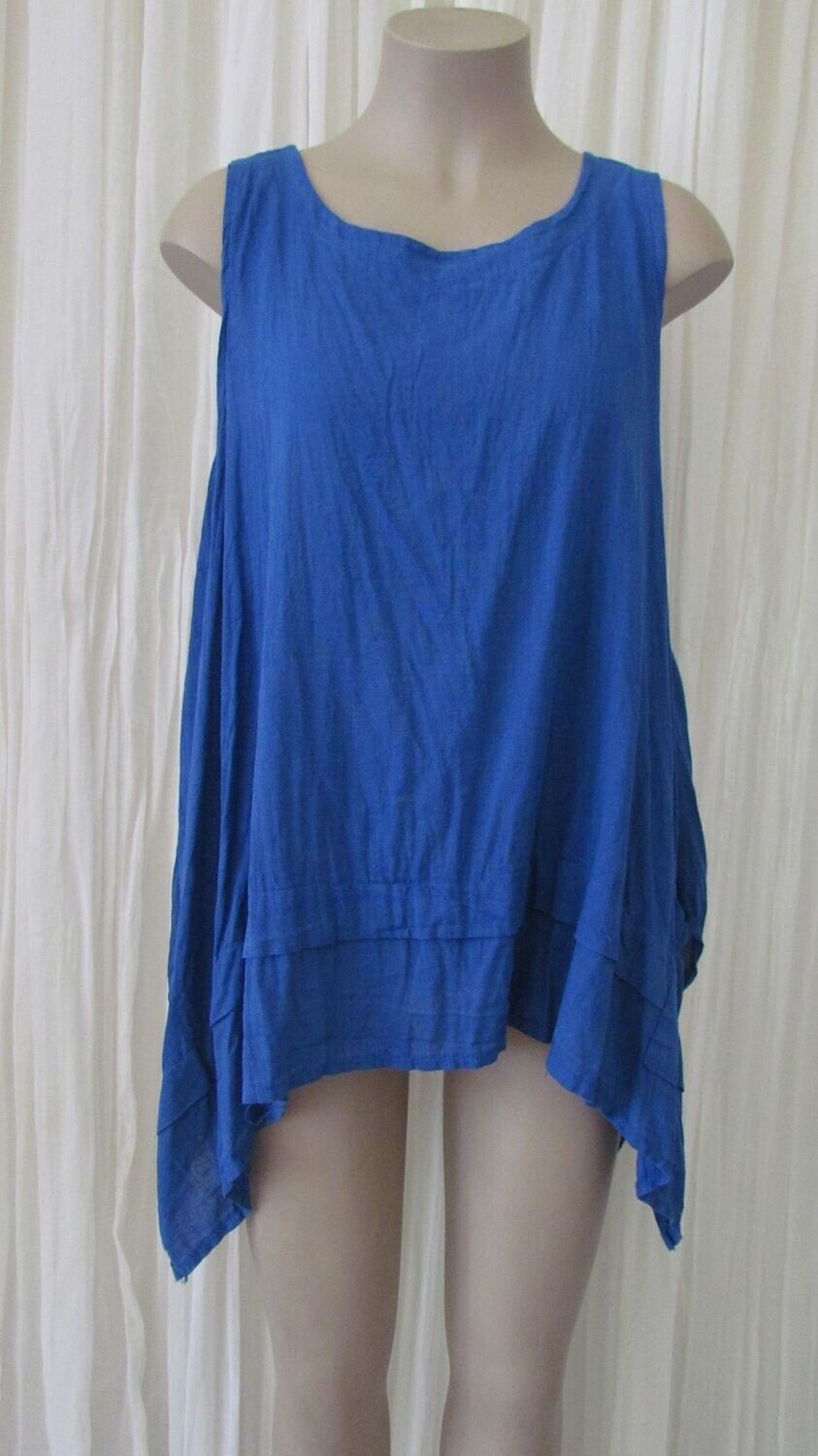Royal Blue Linen Tunic