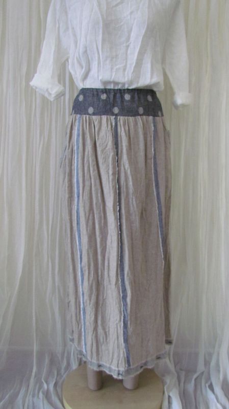 Natural Denim Skirt