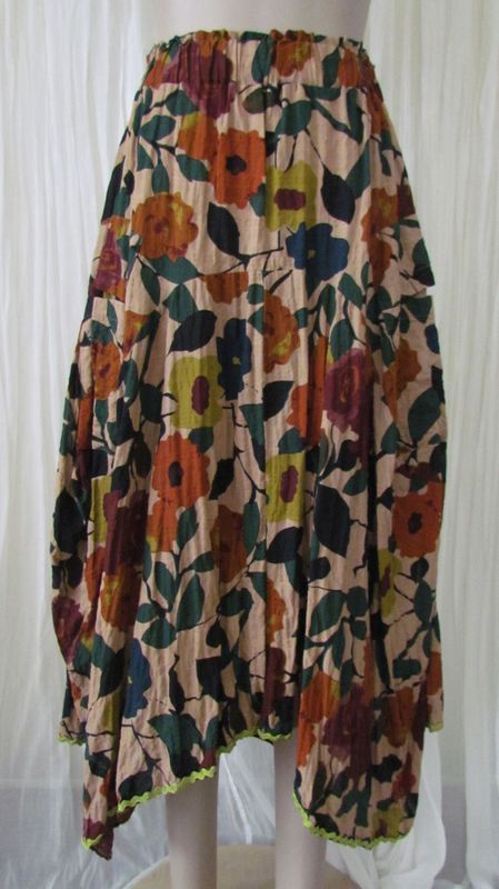Autum Floral Skirt