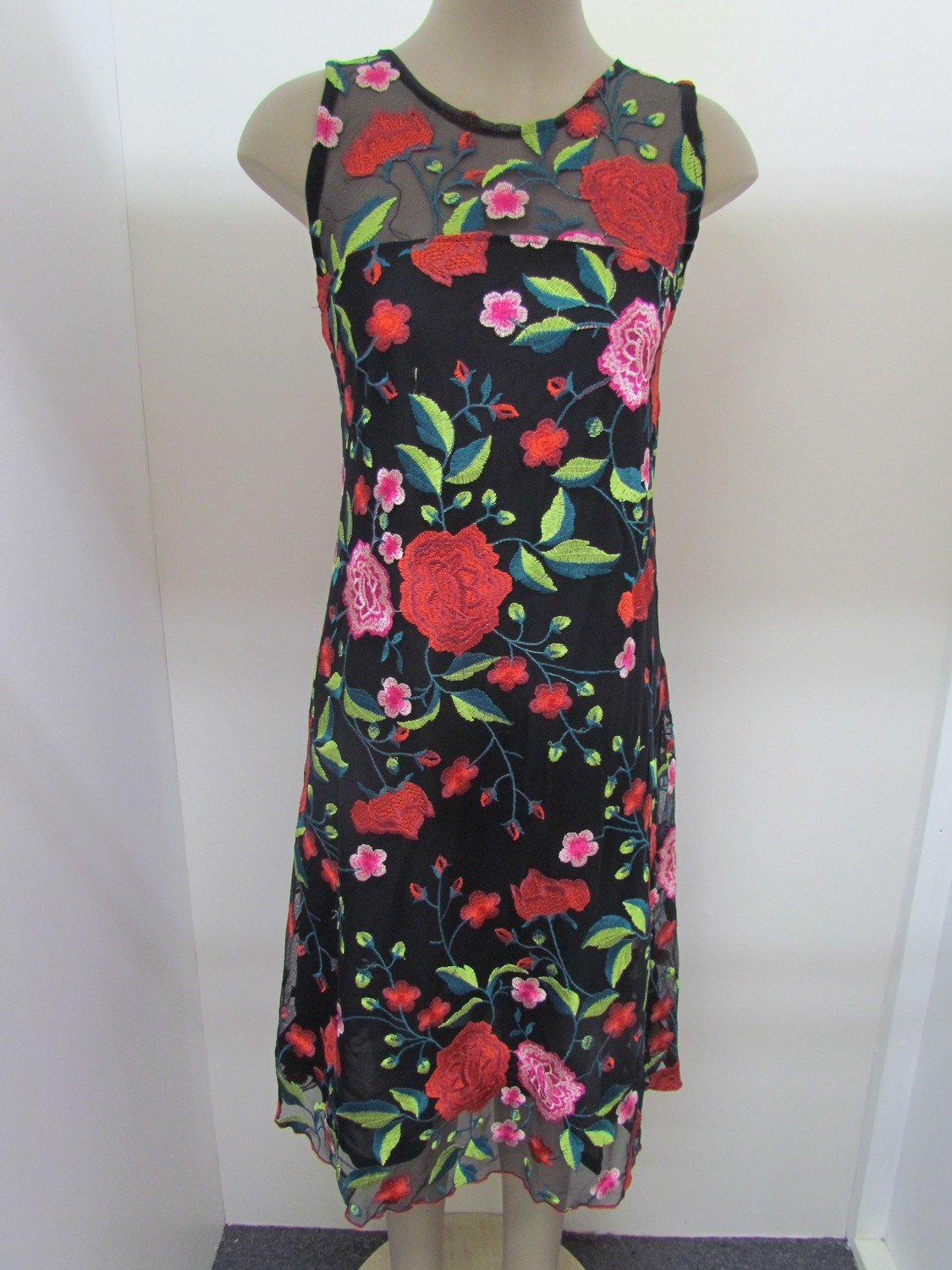 Floral Mesh Dress