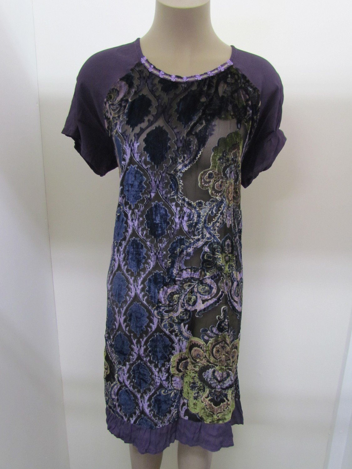 Purple Velvet Tunic