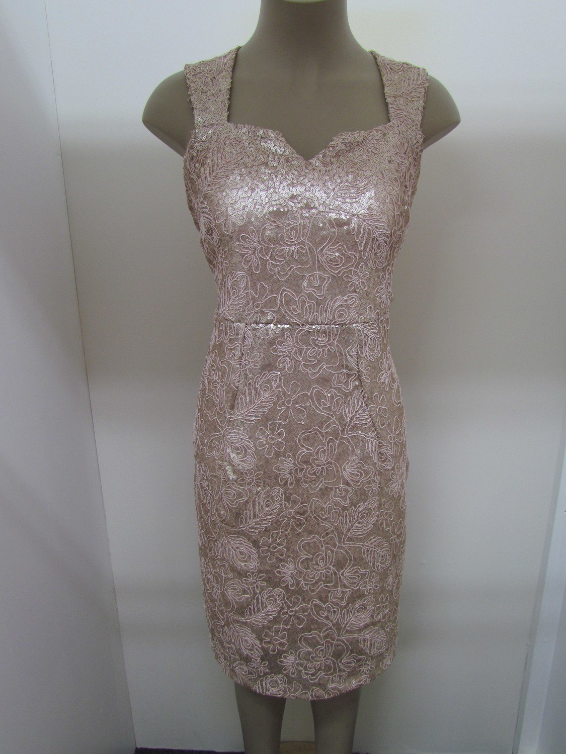 Blush Sequin Dress