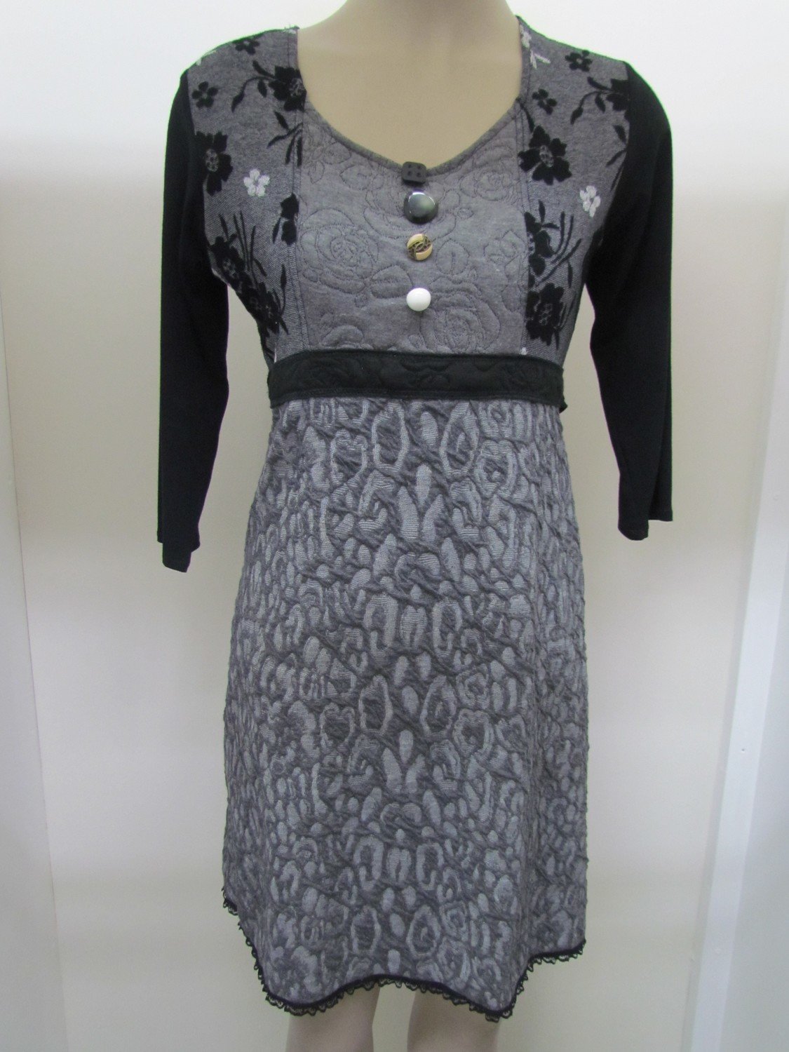 Charcoal mix Dress