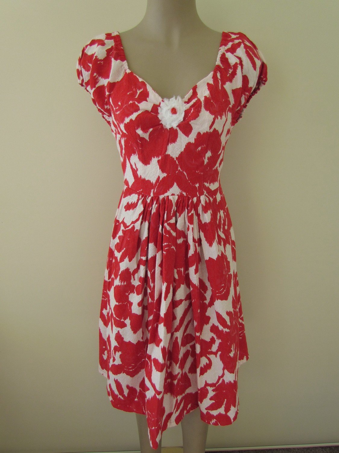 Red White dress
