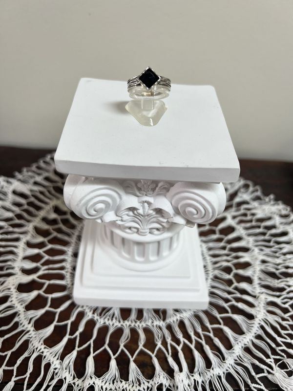 Square Obsidian Ring Square Obsidian Ring