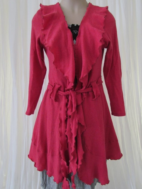 Pink wool jacket