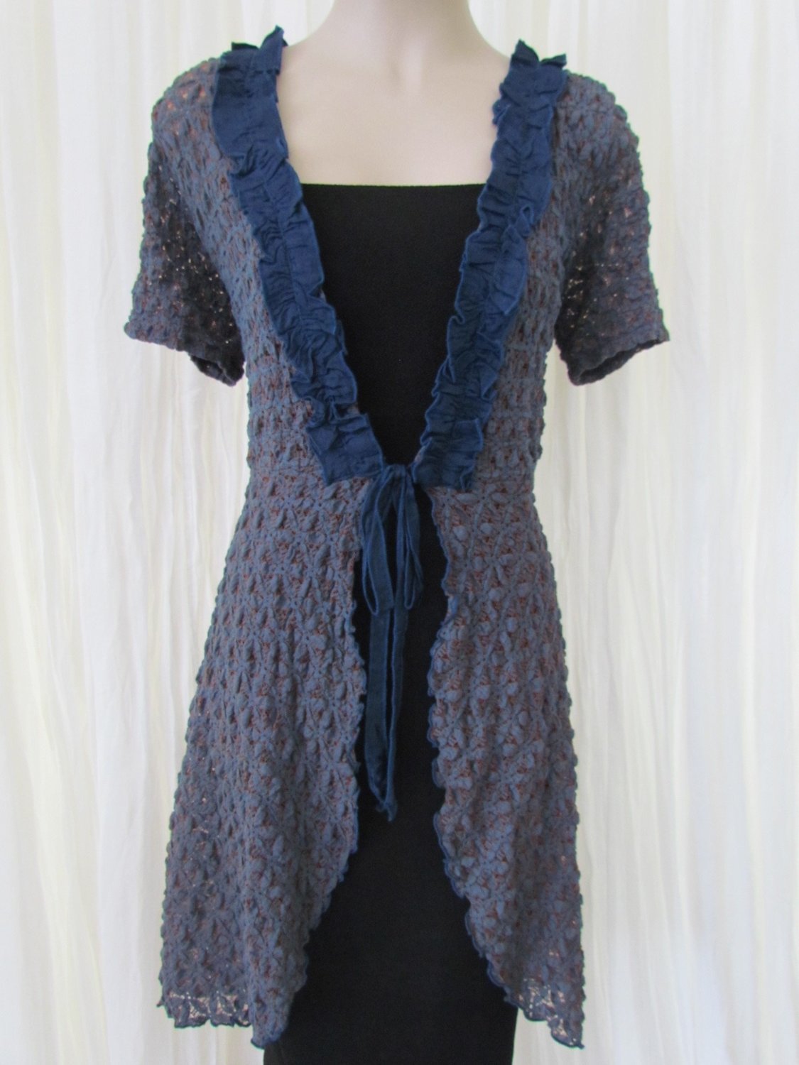 Blue lace jacket