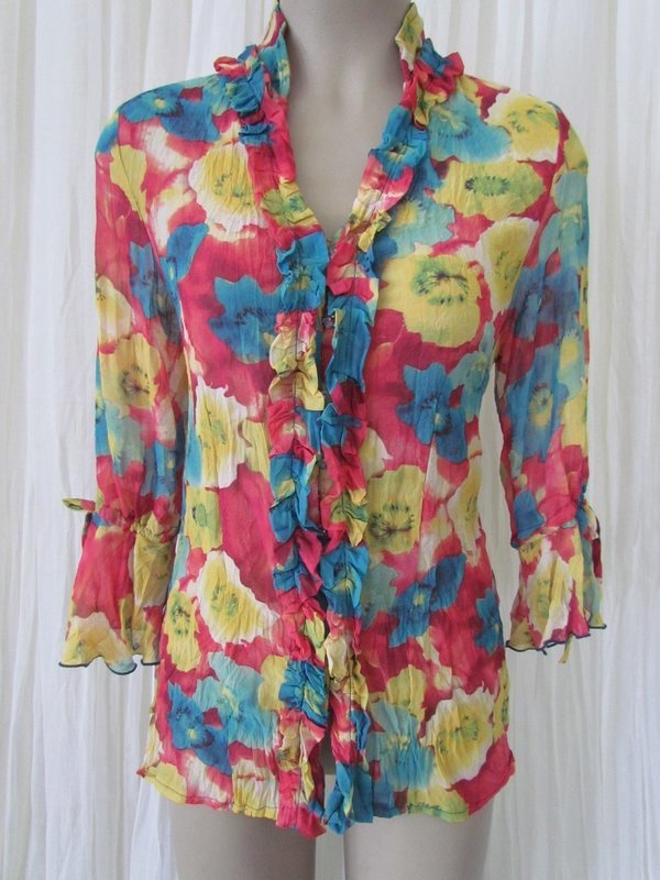 Sheer soft Floral top