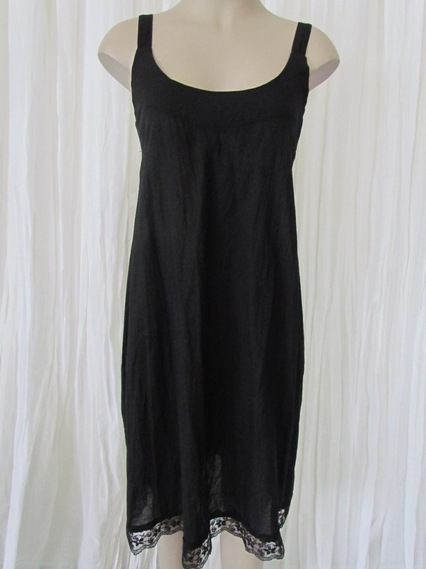 Black Cotton Slip