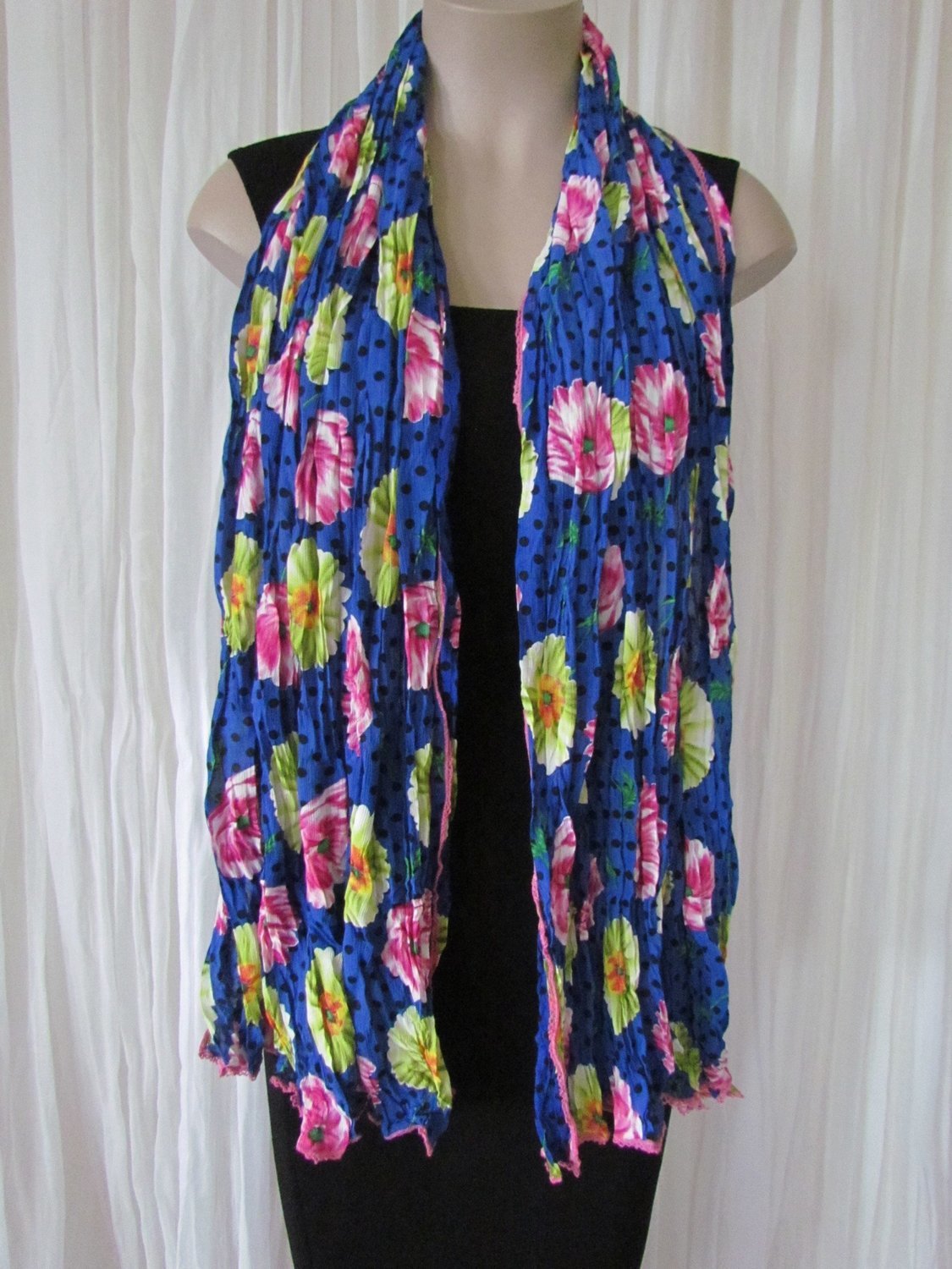 Blue Spot Shawl