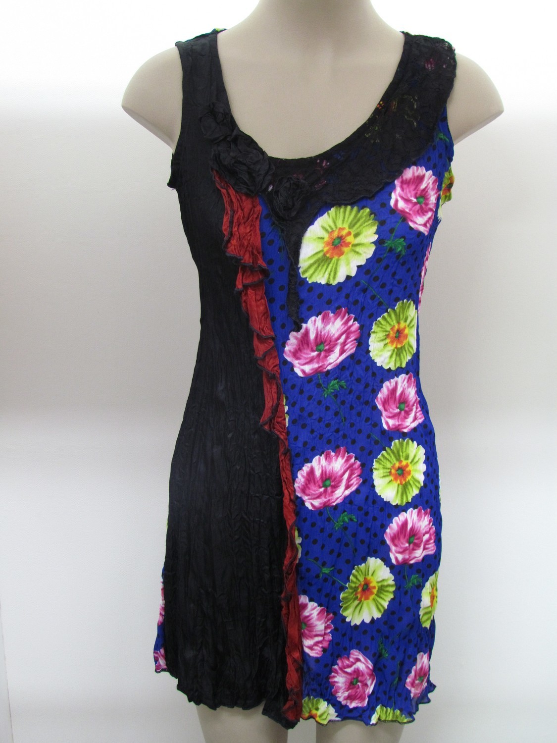 Blue Floral Spot Tunic Blue Floral Spot Tunic