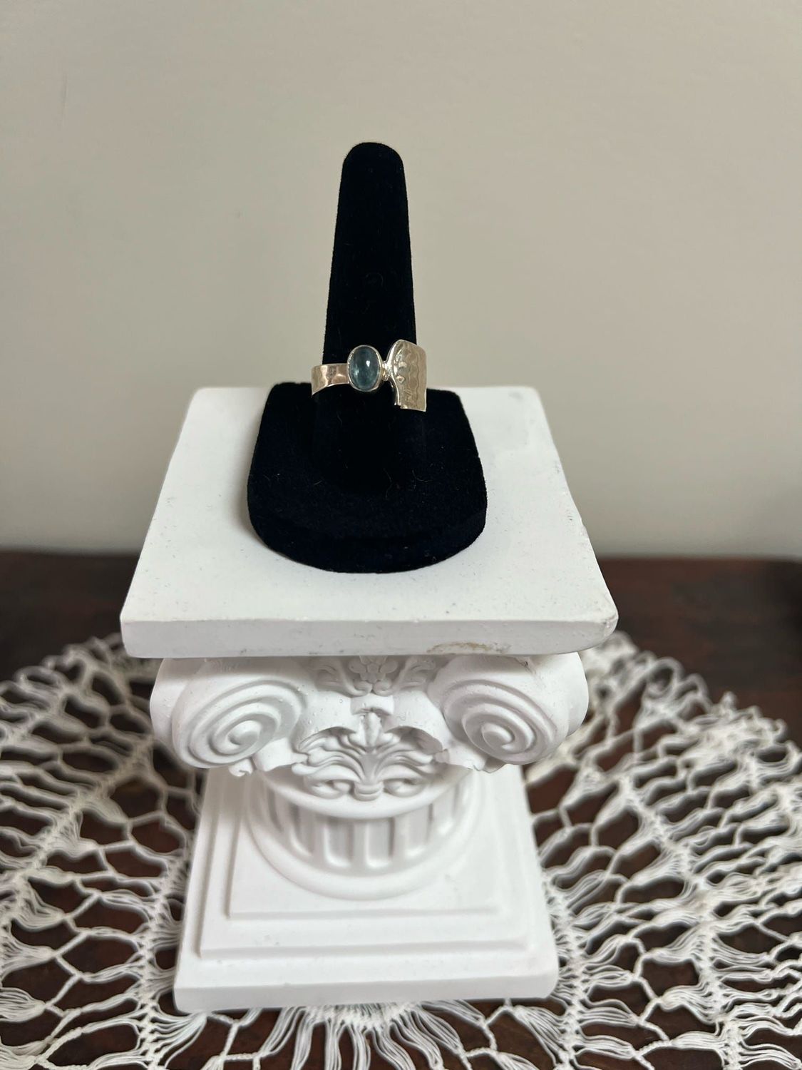 Natural Oval Aquamarine Ring Natural Oval Aquamarine Ring