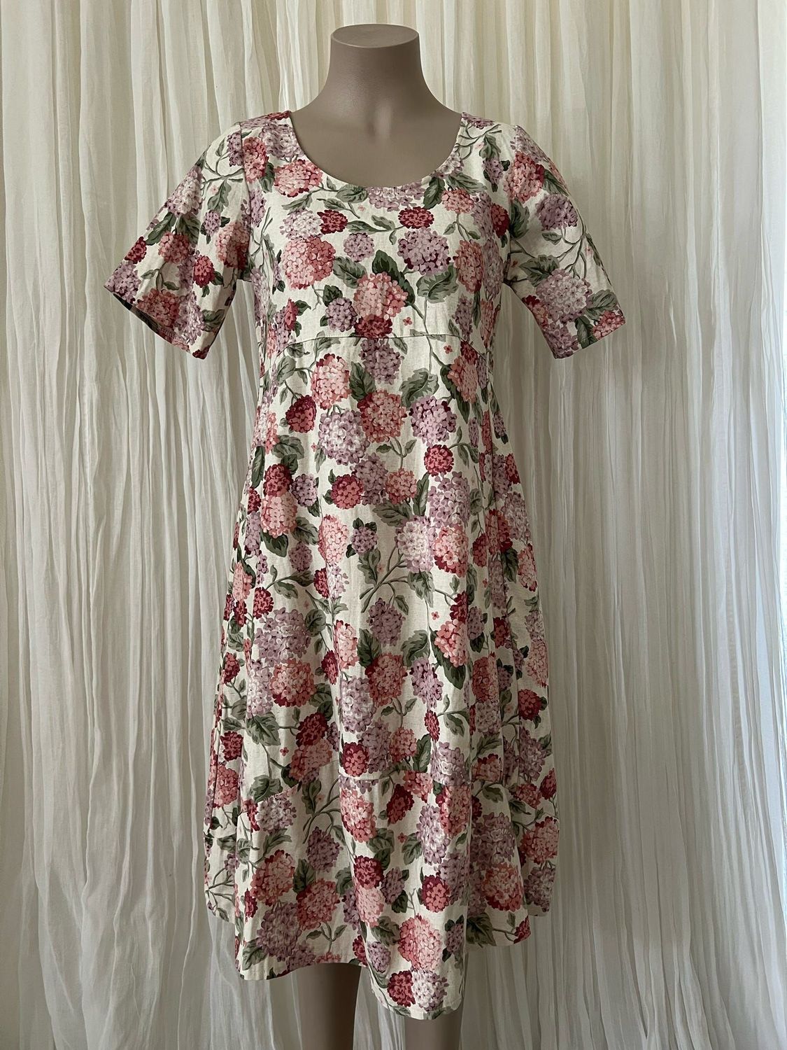 Pink Hydrangea Dress