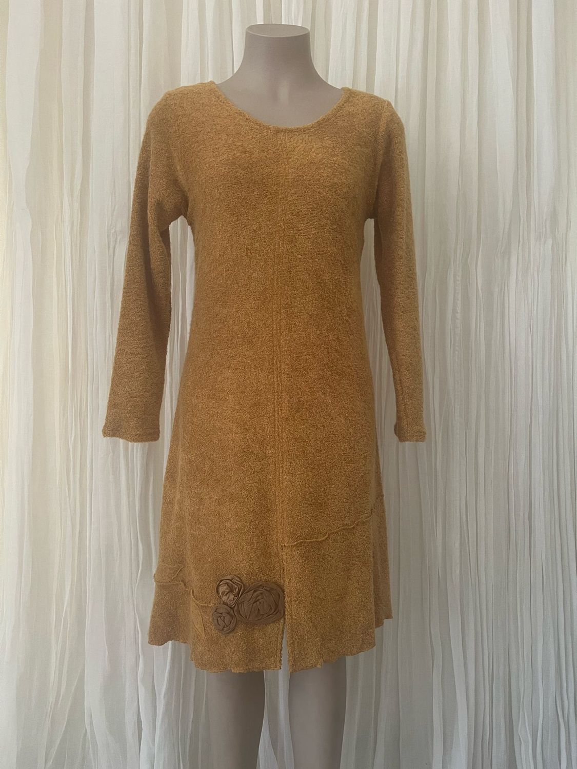 Mustard Angora Dress