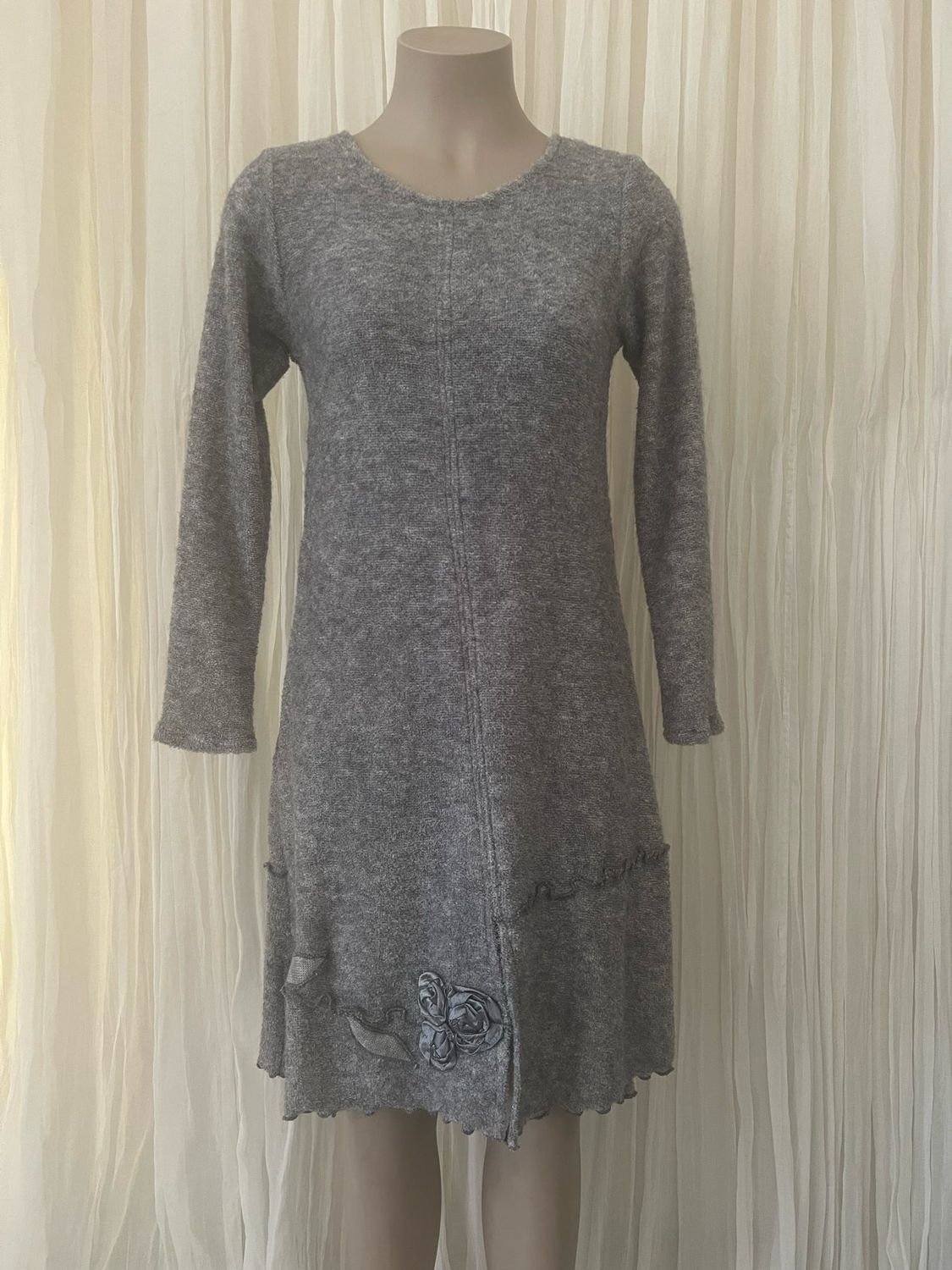 Silver Angora Dress