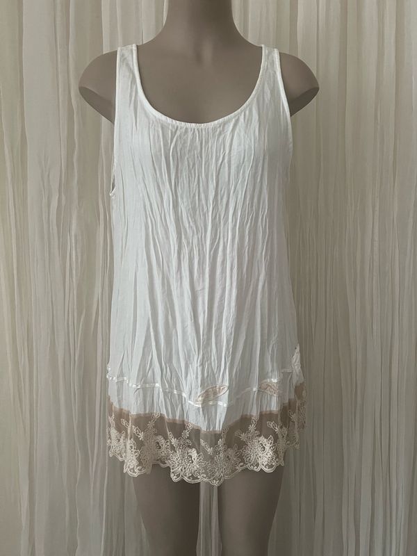 White Satin Singlet