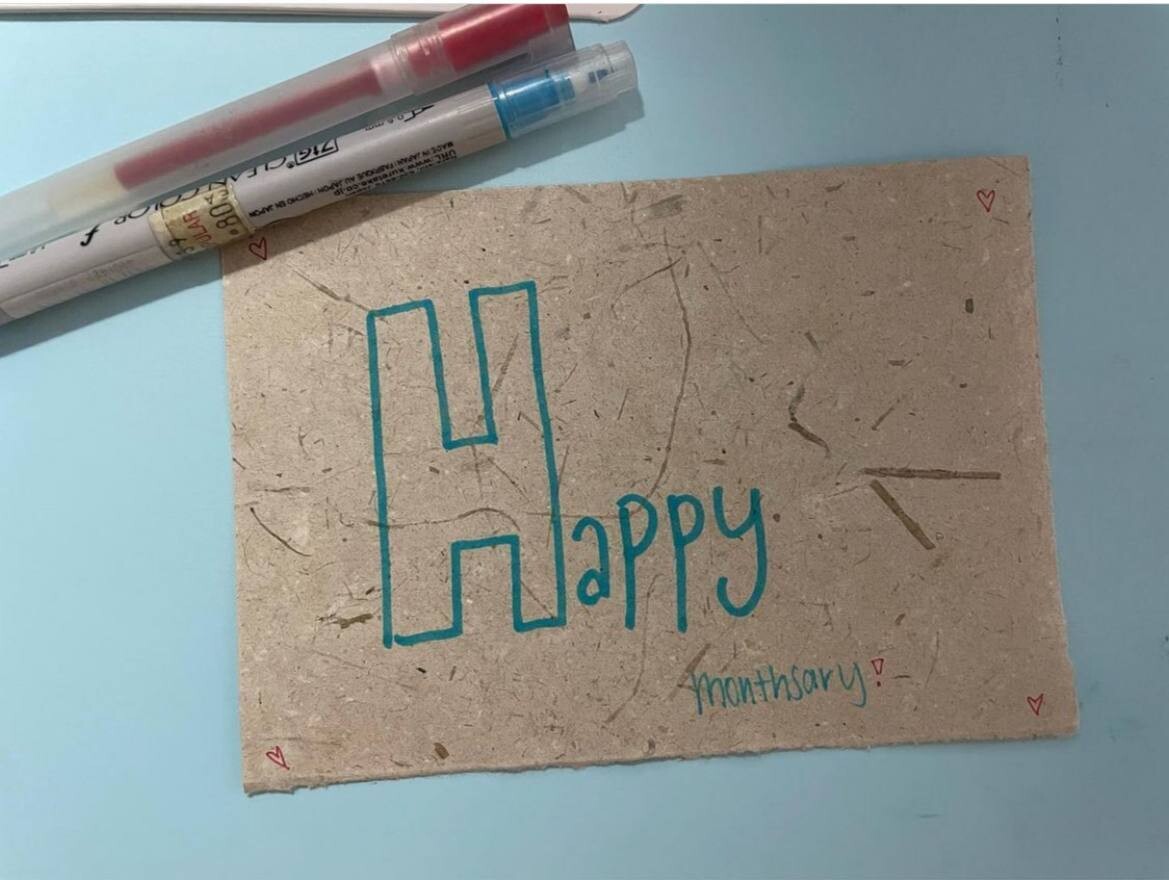 Customised &amp; Handwritten Card