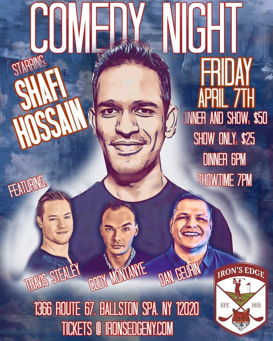 Comedy Night at Irons Edge - Show Only